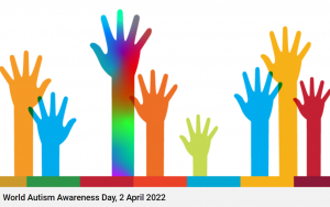 Logo dell'ONU per la giornata di consapevolezza sull'autismo